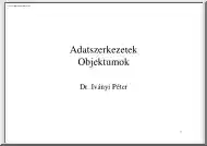 Dr. Iványi Péter - Adatszerkezetek, objektumok