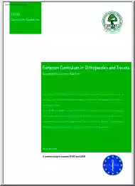 European Curriculum in Orthopaedics and Trauma