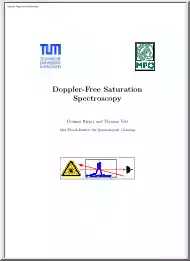 Rieger-Volz - Doppler Free Saturation Spectroscopy