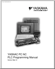 Yasnac PC NC PLC Programming Manual