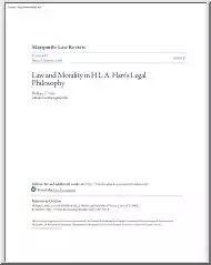 William C. Starr - Law and Morality in H.L.A. Harts Legal Philosophy