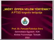 Prof. Dr. Perczel-Forintos Dóra - Miért éppen velem történik, A PTSD kognitív terápiája