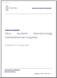 Sándor Barnabás - Okos épületek kiberbiztonsági intézkedéseinek vizsgálata