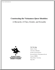 Mai Thao Yen - Constructing the Vietnamese Queer Identities, A Hierarchy of Class, Gender, and Sexuality