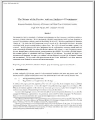 Bruening-Tran - The Nature of the