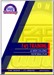 F45 Training, 10 Week Challenge Nutritional Plan