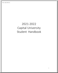 Capital University, Student Handbook