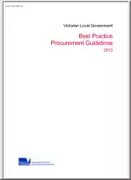 Best Practice, Procurement Guidelines