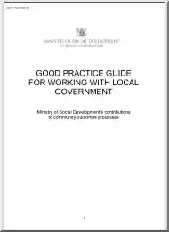 Good Practice Guide for Working with Local Government