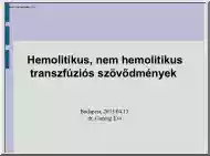 dr. Gazdag Éva - Hemolitikus nem