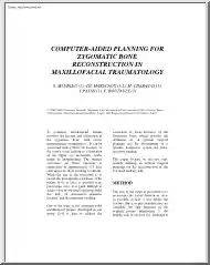 Maubleu-Marecaux-Chabanas - Computer Aided Planning for Zygomatic Bone Reconstruction in Maxillofacial Traumatology