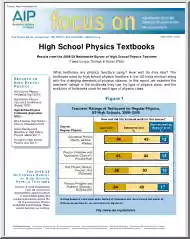 High School Physics Textbooks, Results