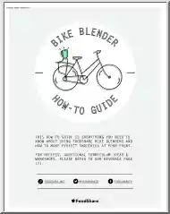 Bike Blender, How to Guide