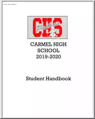 Carmel High School, Student Handbook
