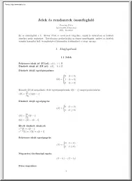 Visontay Péter - Jelek és rendszerek