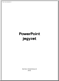 Barhács - Powerpoint 2000 jegyzet