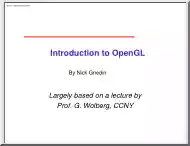 Nick Gnedin - Introduction to OpenGL