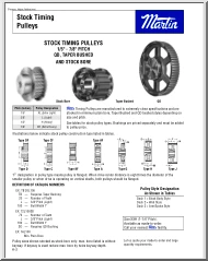Stock Timing Pulleys
