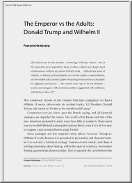 Francois Heisbourg - The Emperor vs the Adults, Donald Trump and Wilhelm II