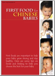 First Food for Chinese Babies
