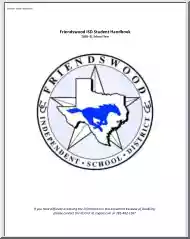 Friendswood ISD Student Handbook