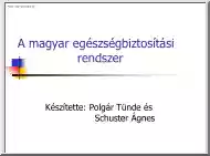Polgár-Schuster - A magyar egészségbiztosítási rendszer