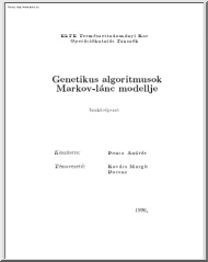 Genetikus algoritmusok Markov-lánc modellje