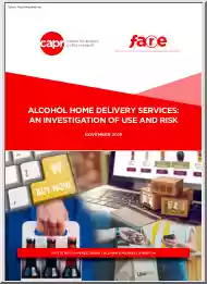 Alcohol Home Delivery Services, An Investigation of Use and Risk