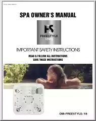 Spa Owners Manual, Freestyle Spas