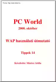 Móricz Attila - WAP használati útmutató