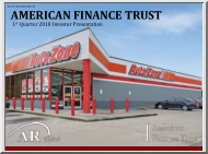 American Finance Trust, Investor Presentation