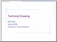 David Anderson - Technical Drawing