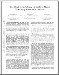Almanee-Payer-Garcia - Too Quiet in the Library, A Study of Native Third-Party Libraries in Android