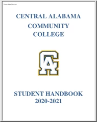 Central Alabama Community College, Student Handbook