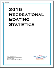 Recreational Boating Statistics, COMDTPUB P16754.30