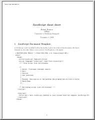 Holmer Hemsen - JavaScript cheat sheet