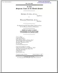 Gill-Whitford - Brief of Amici Curiae