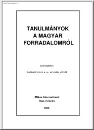 Tanulmányok az 1956-os magyar forradalomról