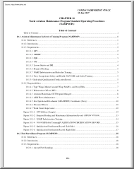 COMNAVAIRFORINST 4790.2C Chapter 10, Naval Aviation Maintenance Program Standard Operating Procedures, NAMSOPs