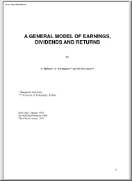 Hobbes-Partington-Stevenson - A General Model of Earnings, Dividends and Returns