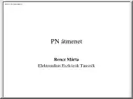 Rencz Márta - A PN átmenet I