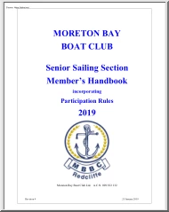 Senior Sailing Section Members Handbook