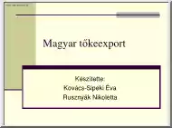 Magyar tőkeexport