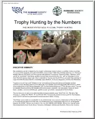 The Unites States Role in Global Trophy Hunting, Trophy Hunting by the Numbers
