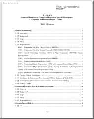 COMNAVAIRFORINST 4790.2C Chapter 11, Contract Maintenance, Commercial Derivative Aircraft Maintenance Programs, and Common Support Policies