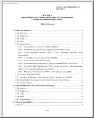 COMNAVAIRFORINST 4790.2C Chapter 11, Contract Maintenance, Commercial Derivative Aircraft Maintenance Programs, and Common Support Policies