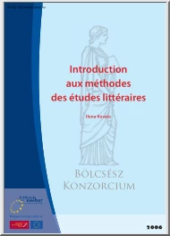 Gyimesi-Kovács-Balázs - Introduction aux méthodes de la critique littéraire