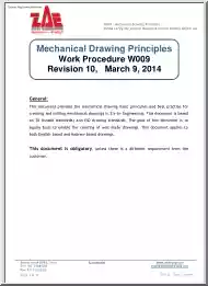Mechanical Drawing Principles Work Procedure W009