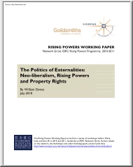 William Davies - The Politics of Externalities, Neo-liberalism, Rising Powers and Property Rights