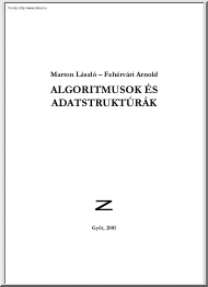Marton-Fehérvári - Algoritmusok és adatstruktúrák